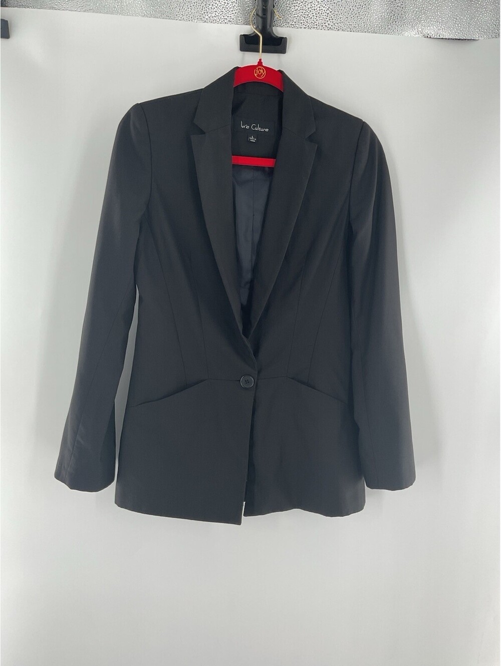 Love Culture Women’s Suit Jacket Size L Black 109
